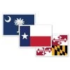CRB Supplies US State Flag Rod Decals