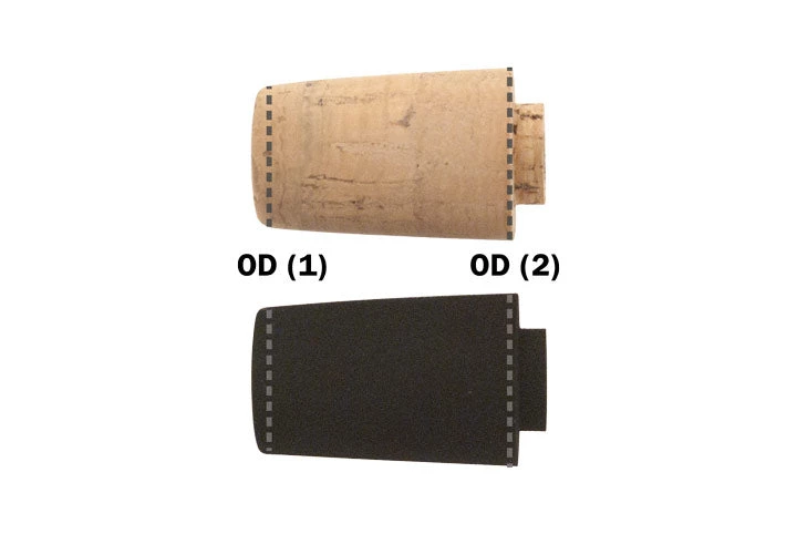 CRB Split-Grip Fighting Butt With Tenon Components