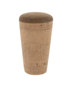 CRB Components Straight Tapered Cork Split-Grip Fighting Butt, Round End