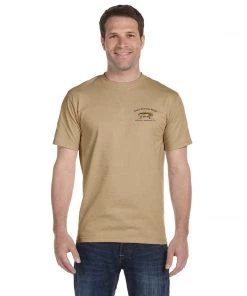 Mud Hole Gear Custom T-Shirt: Bamboo Frame With Crossing Rods