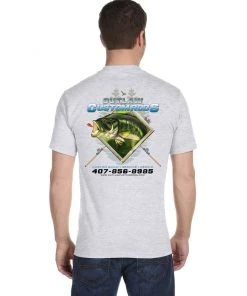Mud Hole Custom T-Shirt: Largemouth Bass Chasing Lure