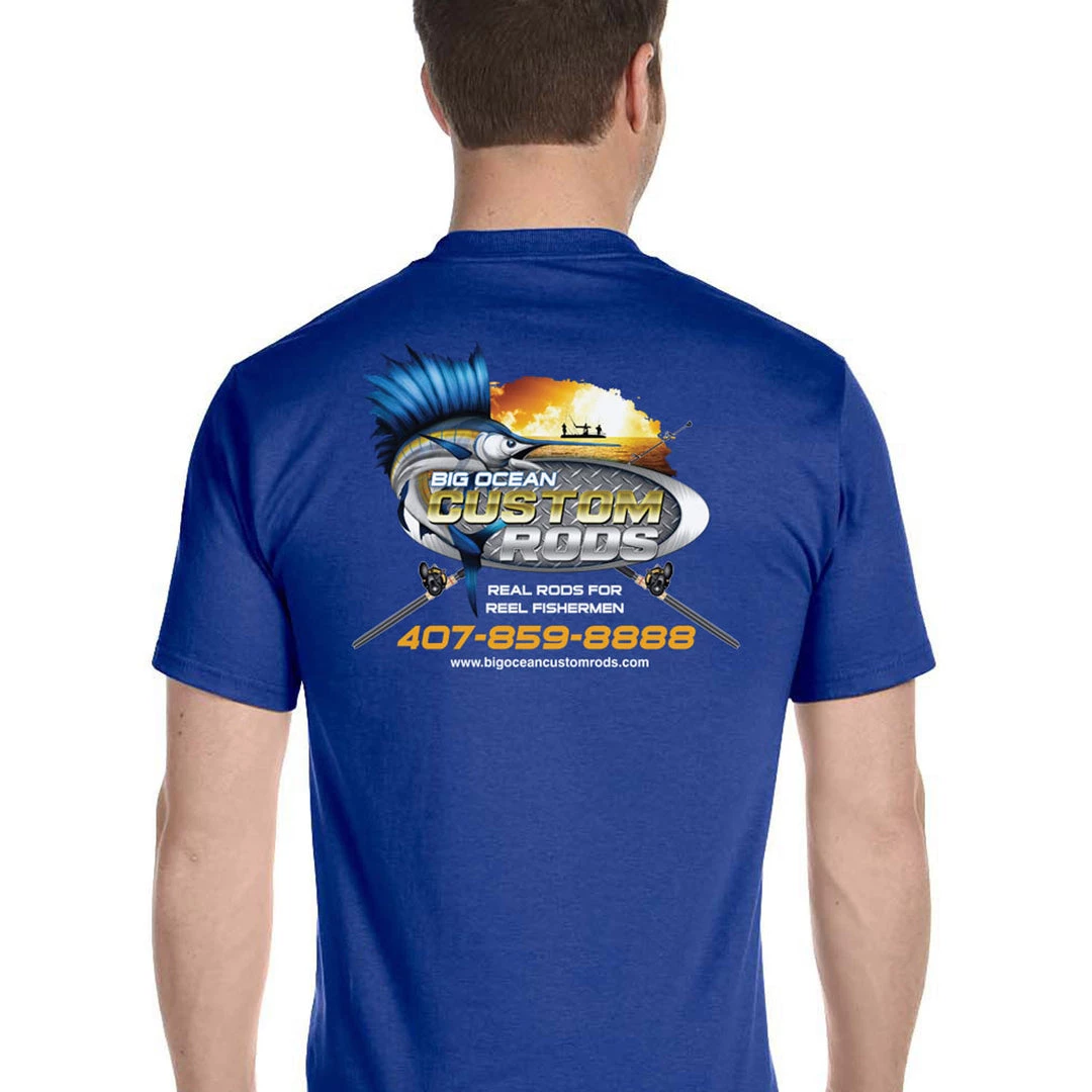 Mud Hole Gear Custom T-Shirt: Jumping Marlin