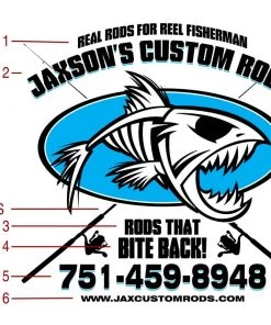 Mud Hole Custom T-Shirt: Fish Skeleton Gear