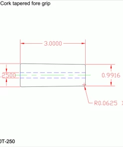 CRB Tapered Cork Foregrip - 3