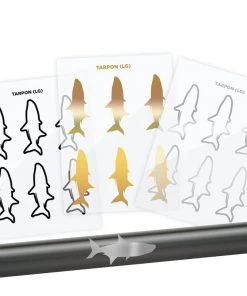 CRB Supplies Tarpon Silhouette Rod Decals - Peel & Stick