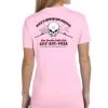 Mud Hole Women's Custom T-Shirt: Skull With Crossing Rods Gear