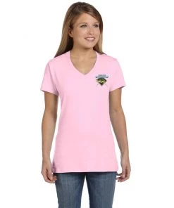 Mud Hole Gear Women's Custom T-Shirt: Largemouth Bass Chasing Lure