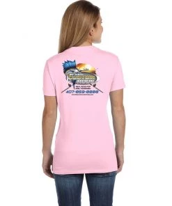 Mud Hole Women's Custom T-Shirt: Jumping Marlin