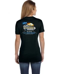 Mud Hole Women's Custom T-Shirt: Jumping Marlin