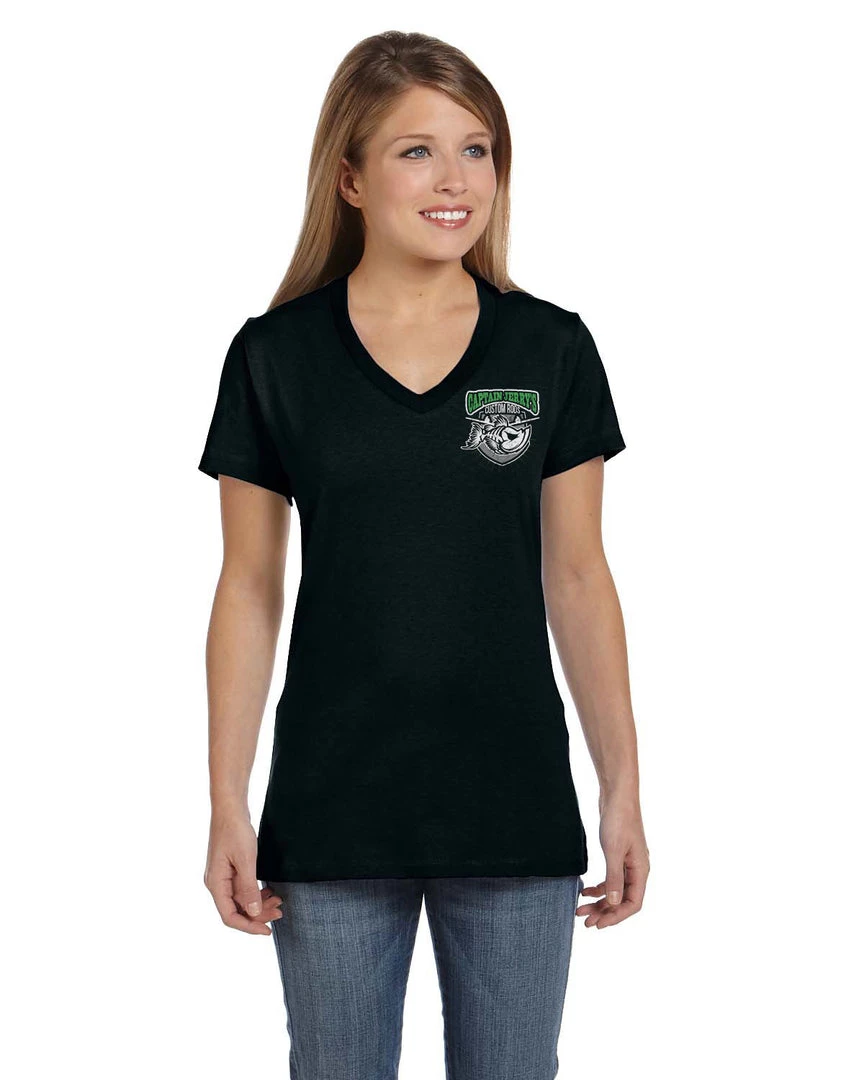 Mud Hole Gear Women's Custom T-Shirt: Green Bones